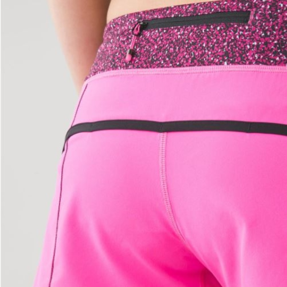 Lululemon Run Speed Short 10 Raspberry Glo Pink